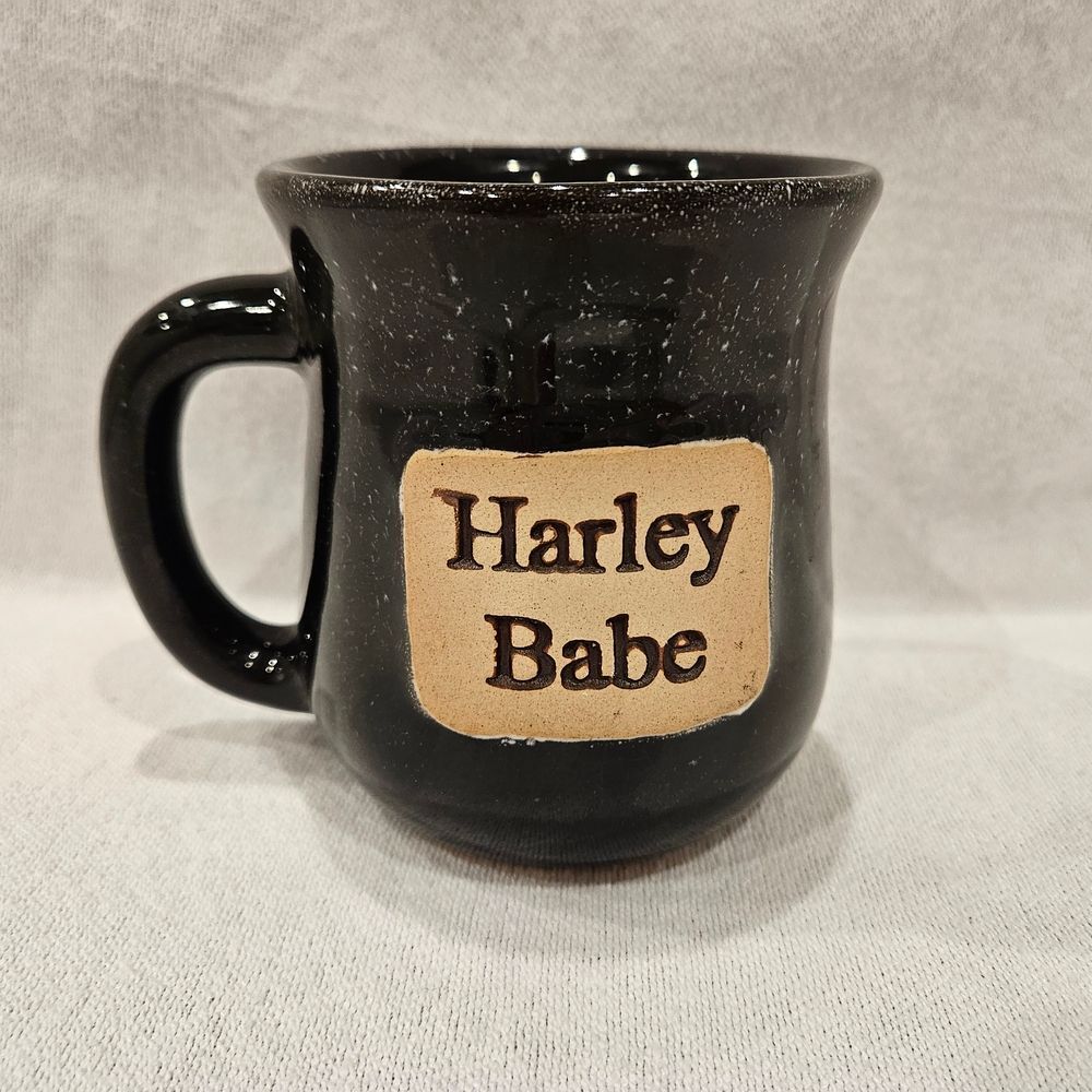 Harley Davidson Harley Babe Motorcycle Tumbleweed Pottery Coffee Mug Cup